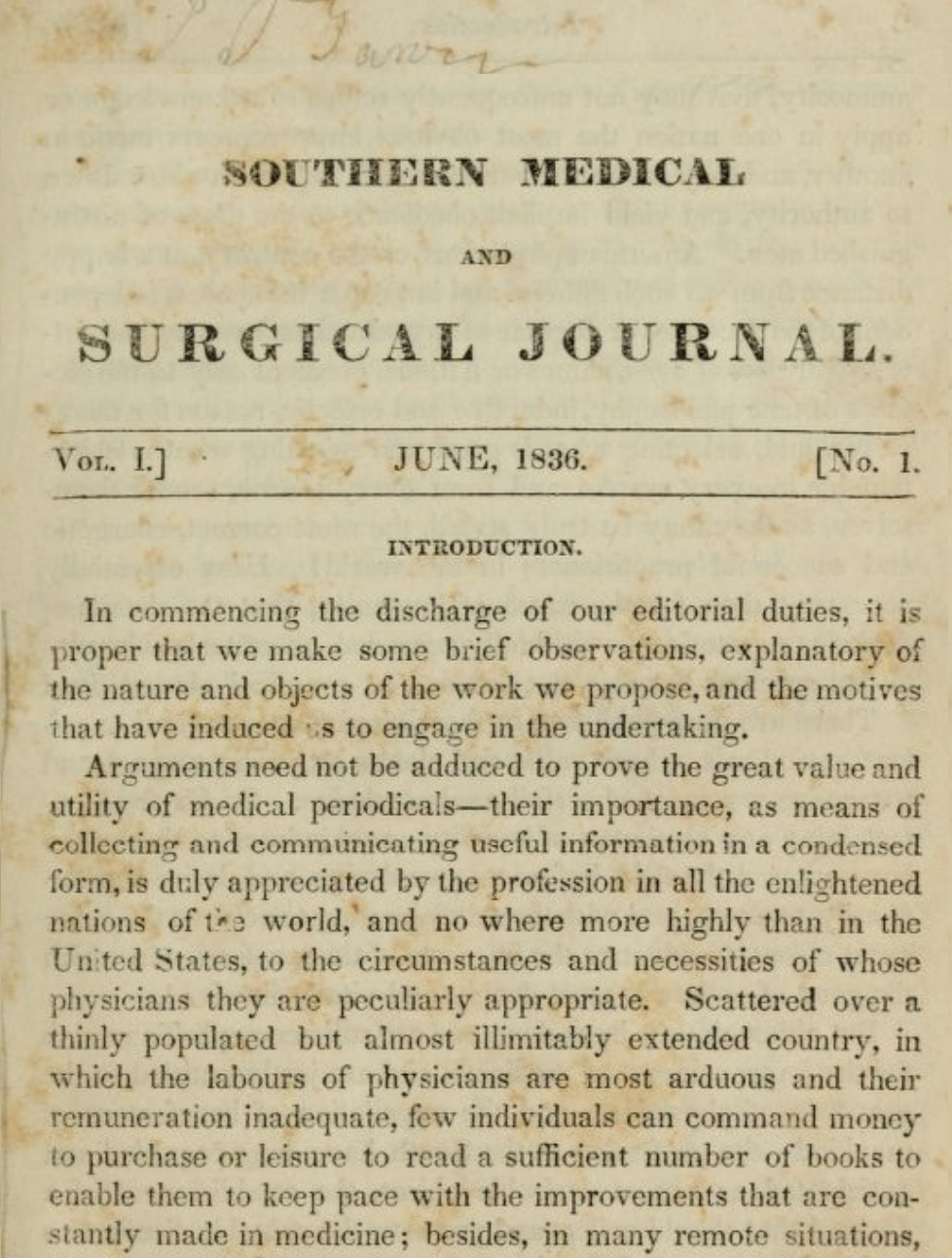 1836 marked the beginning of discussions about acupuncture in Georgia.